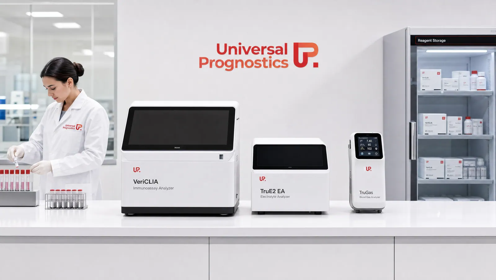 Immunoassay and critical-care diagnostics connected to platform workflows