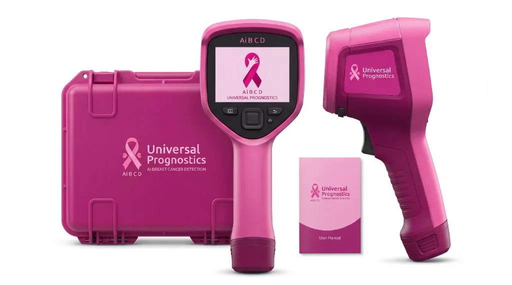 AiBCD screening kit — device, case, and manual